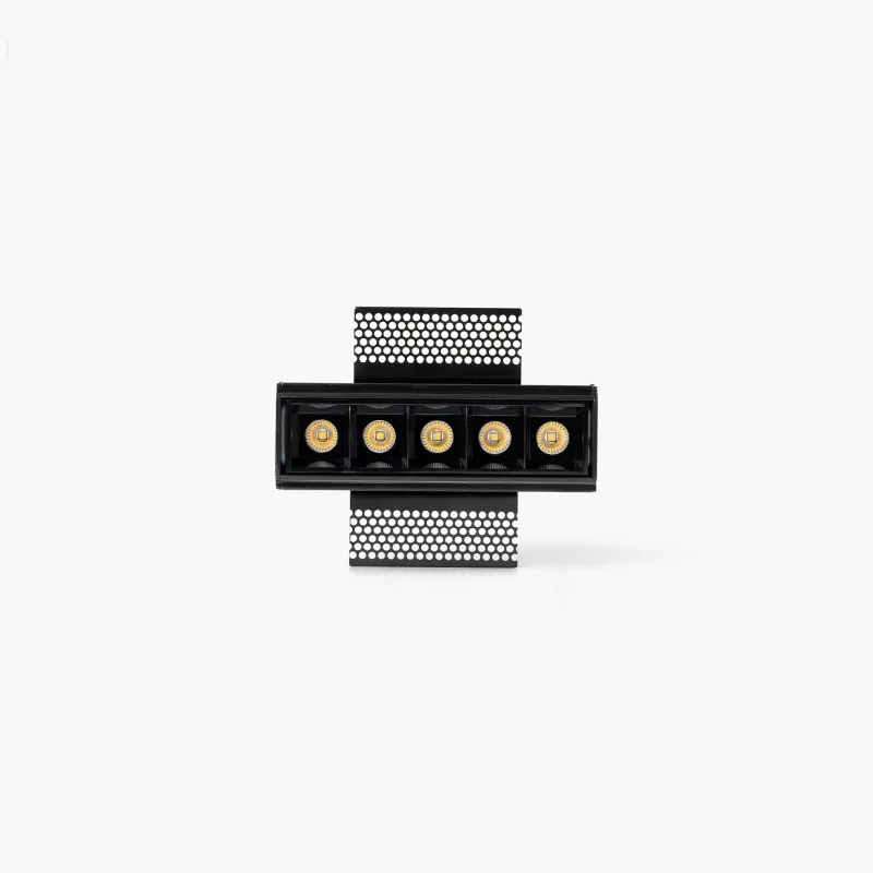 TROOP encastrable 5x2W noir 15° trimless 2700K CRI90