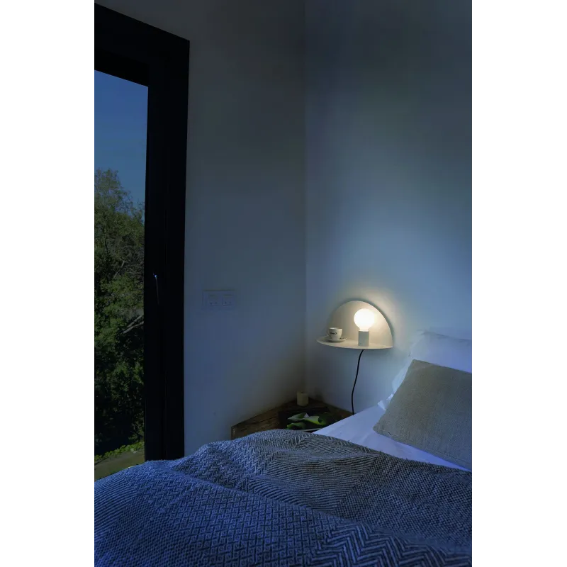 NIT Lampe applique droite blanche