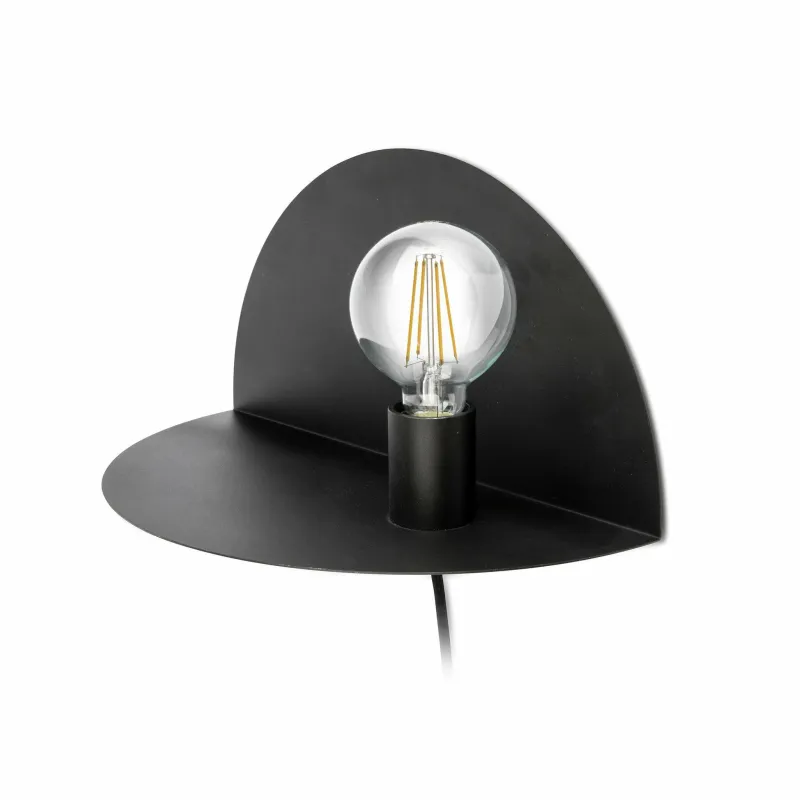NIT Lampe applique droite noir