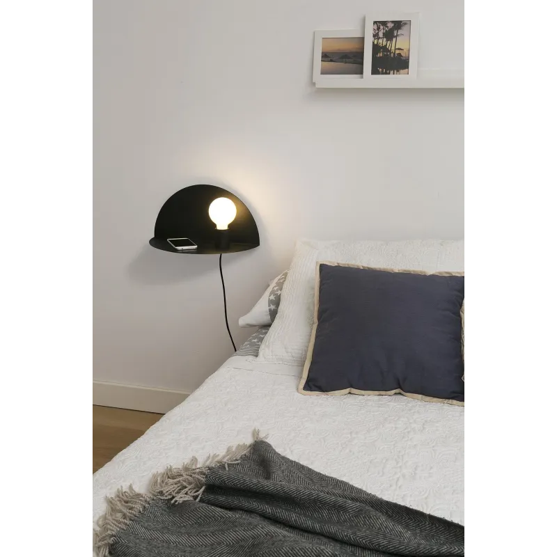 NIT Lampe applique droite noir