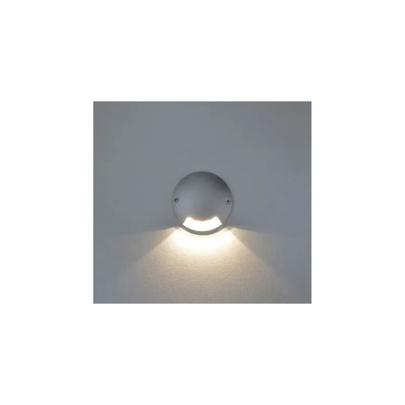 SPOT LED BALISE 1W-12v-4000K ROND IP67 1 DIFFUSEUR