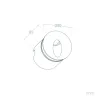 applique-balisage-exterieur-1w-led-mural-rond-blanc-80-lumens-etanche-ip65