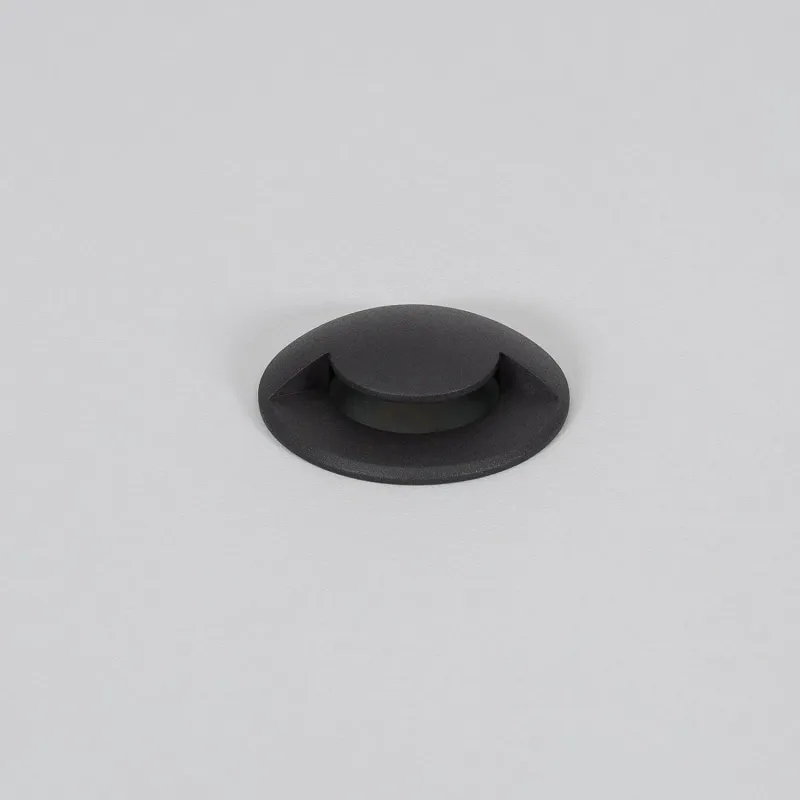 applique-balisage-exterieur-1w-24v-1-voie-led-rond-noir-120-lumens-etanche-ip67