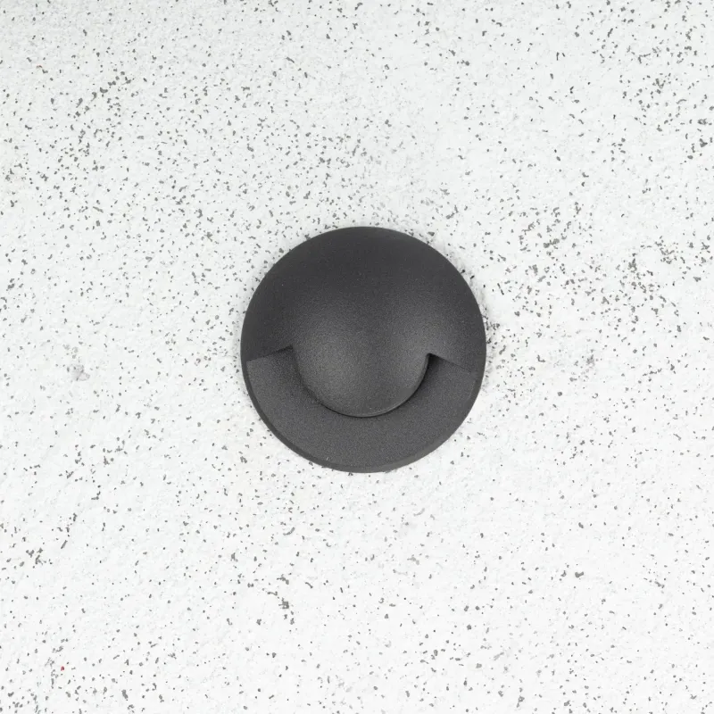 applique-balisage-exterieur-1w-24v-1-voie-led-rond-noir-120-lumens-etanche-ip67