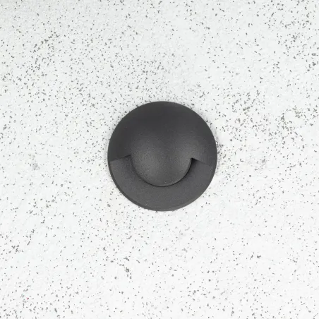 applique-balisage-exterieur-1w-24v-1-voie-led-rond-noir-120-lumens-etanche-ip67