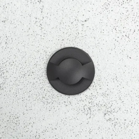 applique-balisage-exterieur-1w-24v-2-voies-led-rond-noir-120-lumens-etanche-ip67