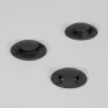applique-balisage-exterieur-1w-24v-4-voies-led-rond-noir-120-lumens-etanche-ip67