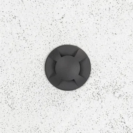 applique-balisage-exterieur-1w-24v-4-voies-led-rond-noir-120-lumens-etanche-ip67