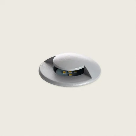 applique-balisage-exterieur-1w-24v-1-voie-led-rond-gris-120-lumens-etanche-ip67