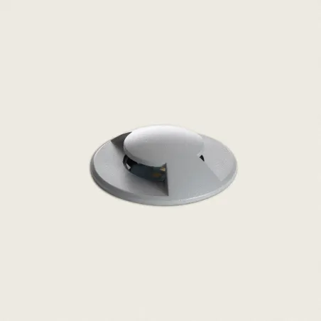 applique-balisage-exterieur-1w-24v-2-voies-led-rond-gris-120-lumens-etanche-ip67