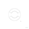 applique-balisage-exterieur-1w-24v-2-voies-led-rond-gris-120-lumens-etanche-ip67