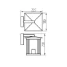 applique-exterieure-lanterne-moderne-cage-e27-metal-et-verre-ip44