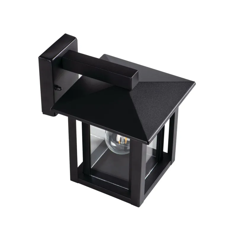 applique-exterieure-lanterne-moderne-cage-e27-metal-et-verre-ip44