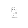borne-potelet-35cm-exterieur-noire-cloche-e27-metal-et-verre-ip44