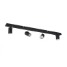 Plafonnier noir applique 4 têtes orientables-EVALO EL-4I B-SR