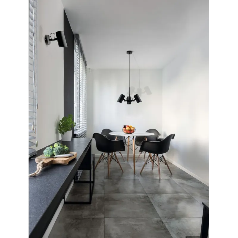 Plafonnier noir applique AGZAR EL-10 B