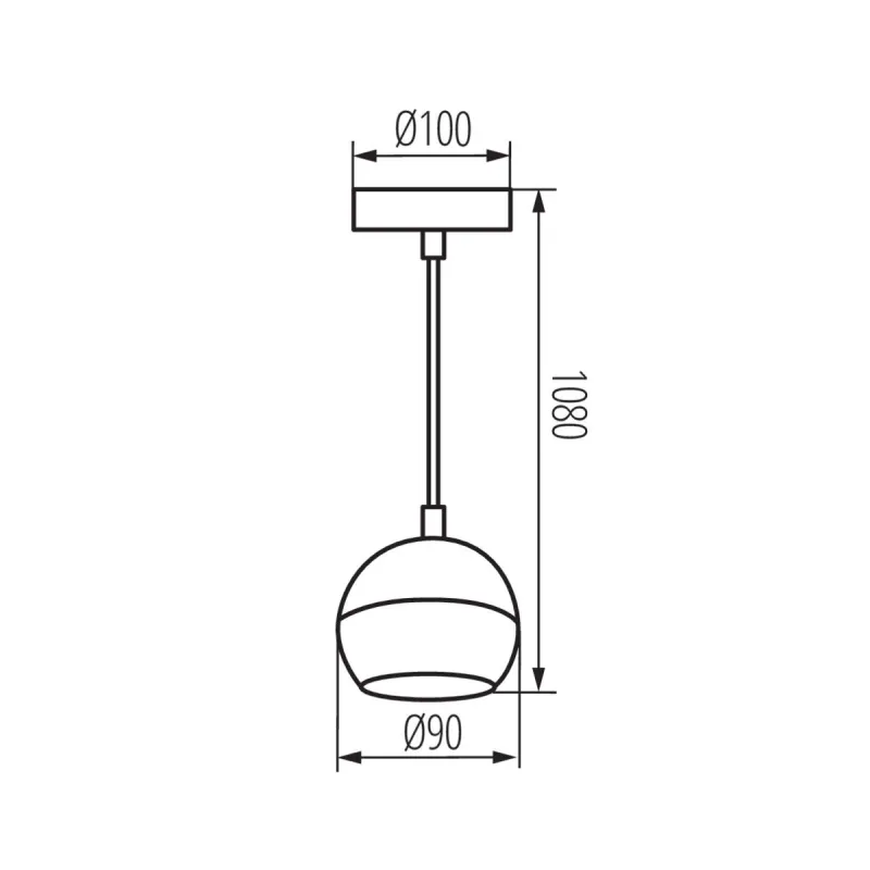 Plafonnier lampe suspendu noire GALOBA C 1xGU10 B