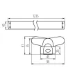 ALDO 4LED 2X120 Réglette tube T8 LED