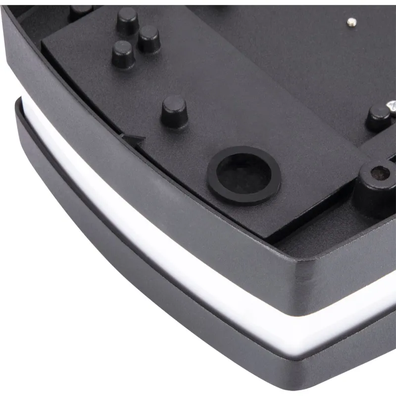 SOLINA LED L 8W noir 4000k applique numéro porte