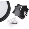 SOLINA LED C 7,5W noir 4000 applique numéro de porte
