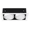 MATEO ES DLP-250-W encastrable carré blanc 2x orientables