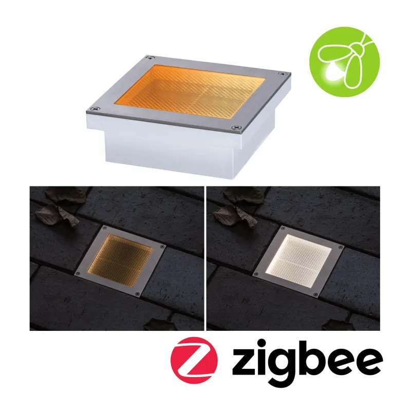 ENC de sol extérieur 230V Brick WW IP67 2200-3000K 100x100