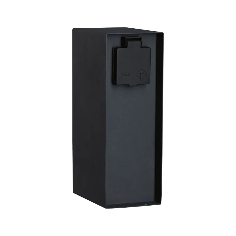 Colonne de prises Plug & Shine Rio IP44 anthracite Ext. 2*230 V 2*24 V