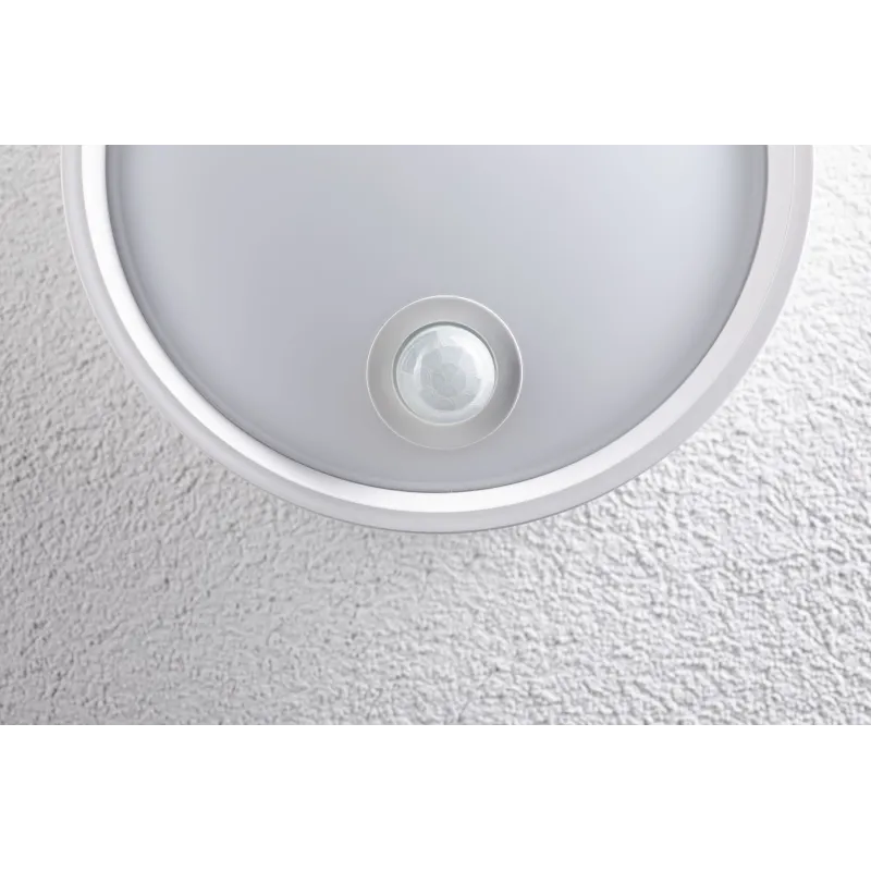 Applique extérieure Platomo Blanc Détecteur de mouvement 230 V IP44 3000 K
