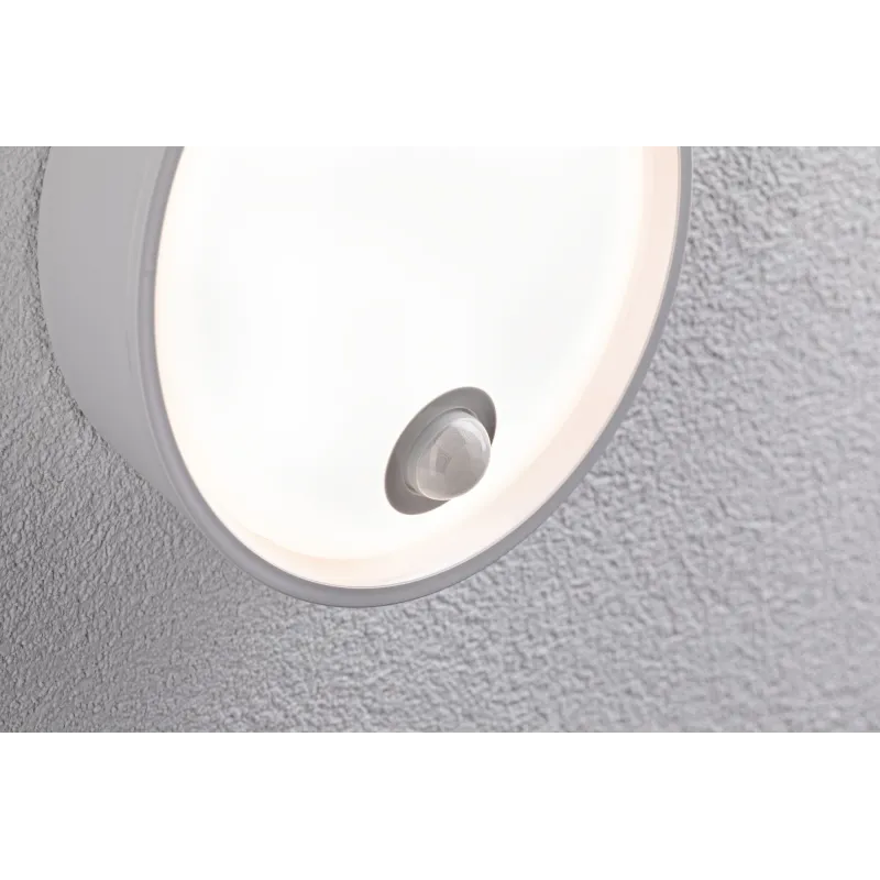 Applique extérieure Platomo Blanc Détecteur de mouvement 230 V IP44 3000 K