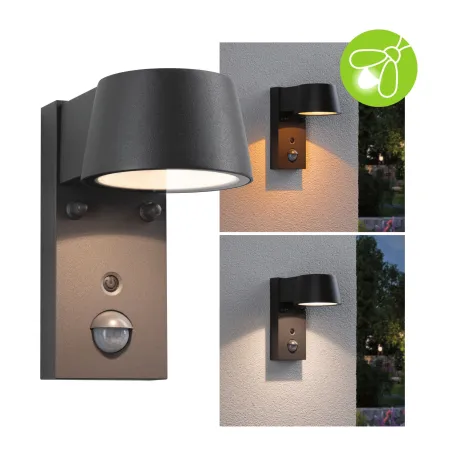 Applique extérieure 230 V Capea IP44 2200 K - 3000 K PIR resp. insectes
