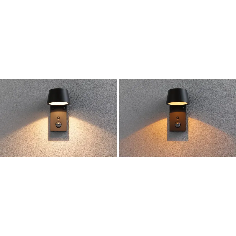 Applique extérieure 230 V Capea IP44 2200 K - 3000 K PIR resp. insectes