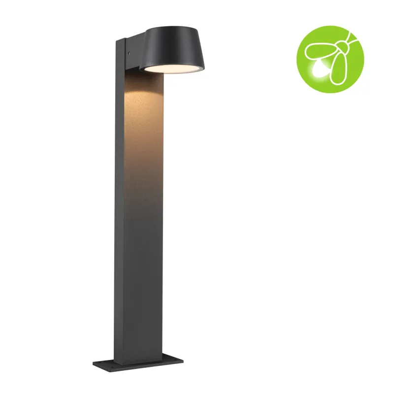 Borne lumineuse extérieur 230 V Capea IP44 2200K Alu anthracite resp. insectes