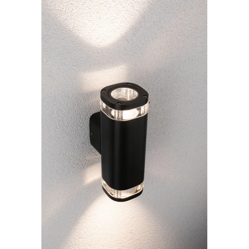 Applique extérieure 230 V Colum 2 x GU10 IP44 anthracite