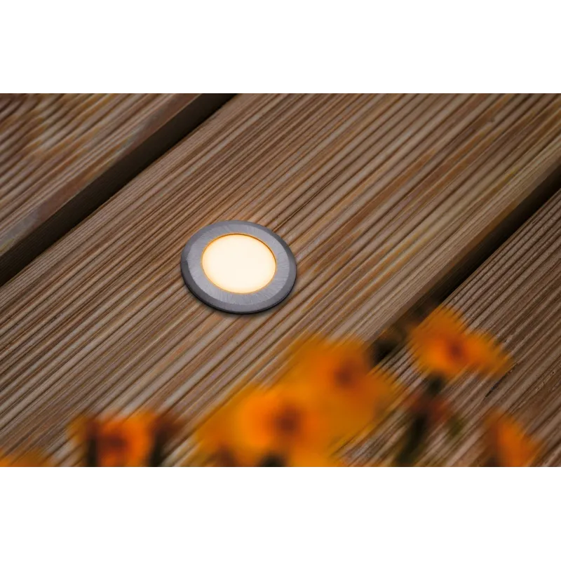 Enc. de sol extérieur 230 V IP67, 2,2 W, rond resp. insectes