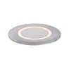 Encastré de sol extérieur 230 V déco IP67, 2,2 W, rond