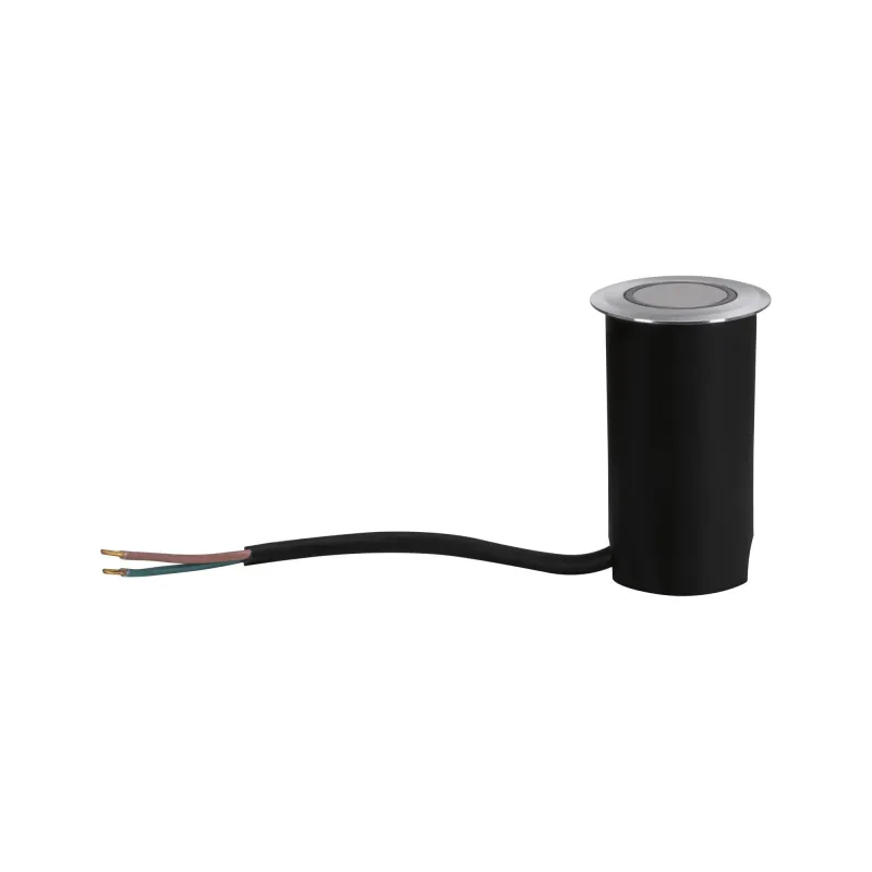Encastré de sol extérieur 230 V déco IP67, 2,2 W, rond