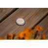 Encastré de sol extérieur 230 V déco IP67, 2,2 W, rond