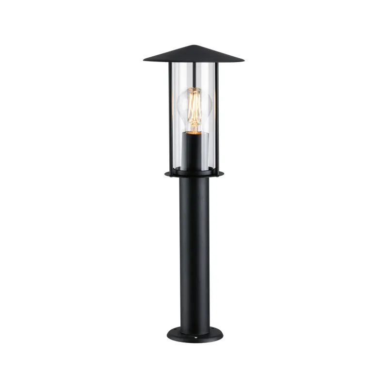 Borne extérieure 230 V Classic IP44 E27 métal noir resp. insectes