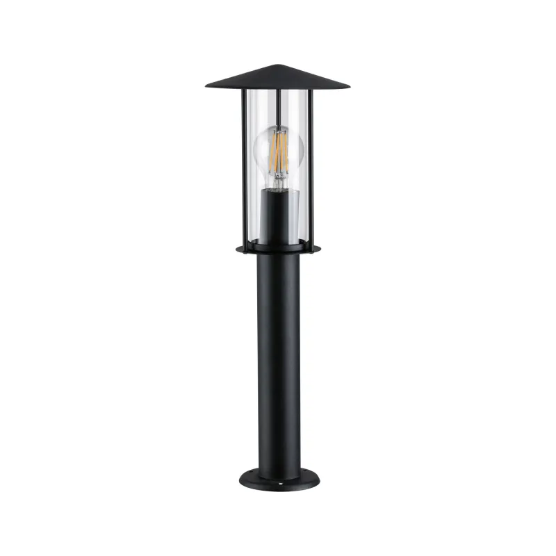 Borne extérieure 230 V Classic IP44 E27 métal noir resp. insectes