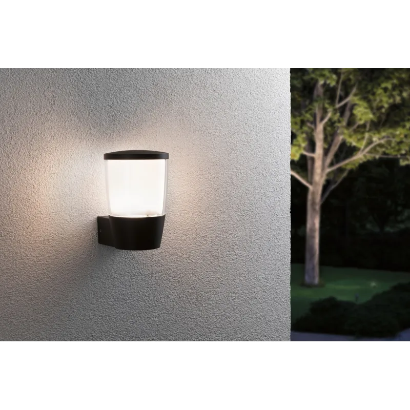 Applique extérieure 230 V Bako IP44 anthracite
