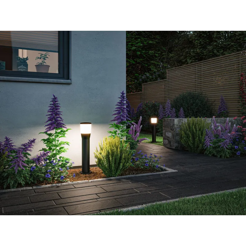 Borne lumineuse extérieure 230 V Bako IP44 anthracite