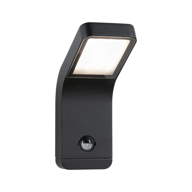 Applique extérieure 230V Kulma PIR IP44 3000 K 7,5 W anthracite