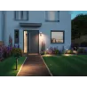 Applique extérieure 230V Kulma PIR IP44 3000 K 7,5 W anthracite