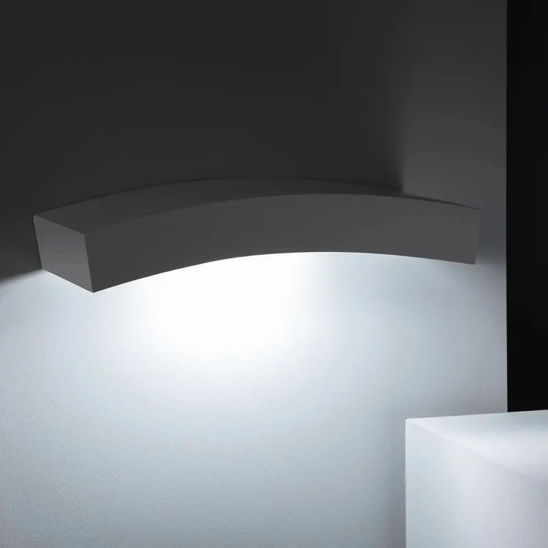 applique-blanche-incurve-simple-eclairage-platres-culot-r7s