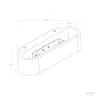 applique-blanche-double-eclairages-platres-culot-r7s