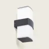 applique-murale-exterieur-noire-design-double-eclairage-led-12w-etanche-180mm