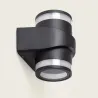 applique-murale-exterieur-noire-design-double-eclairage-led-12w-etanche-180mm