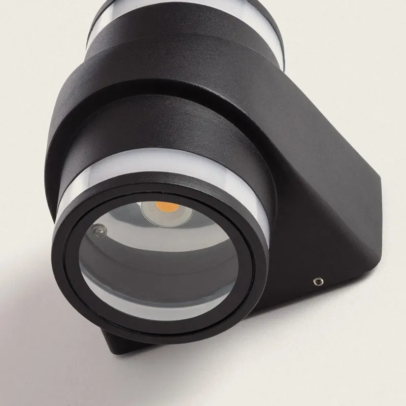 applique-murale-exterieur-noire-design-double-eclairage-led-12w-etanche-180mm