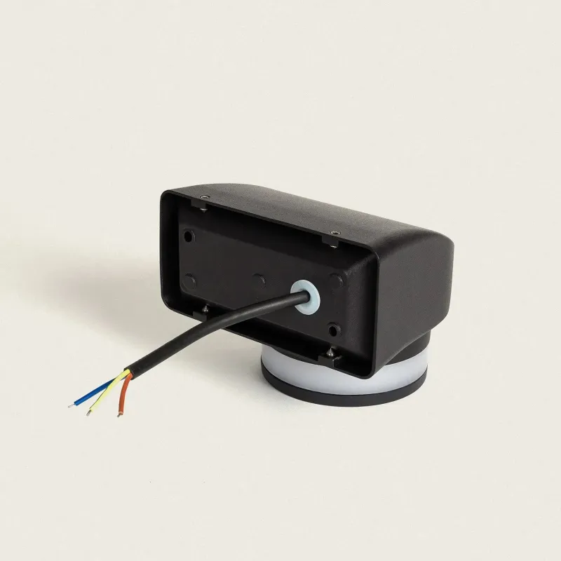 applique-murale-exterieur-noire-design-double-eclairage-led-12w-etanche-180mm