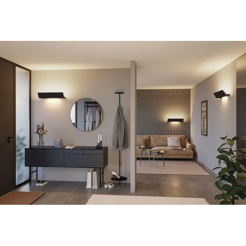 LM Ranva App ZB TunW LED 15 W Noir mat 230 V Alu